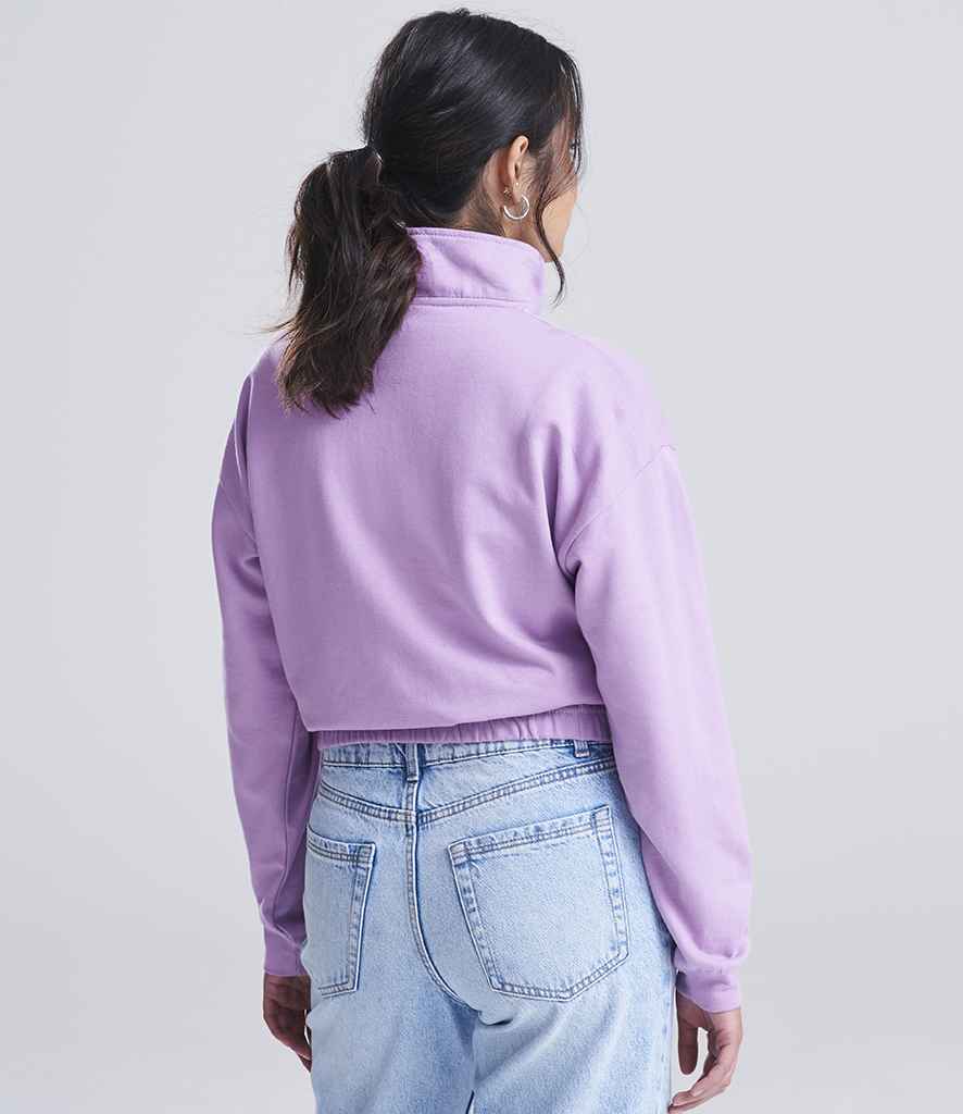 AWDis Ladies Cropped 1/4 Zip Sweatshirt - PenCarrie